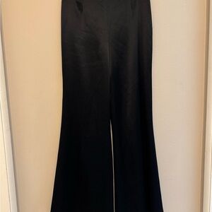 Elegant Black Wide-Leg Pants Size 8